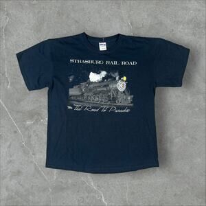 Vintage Strasburg Railroad The Road To Paradise Size Large T-Shirt